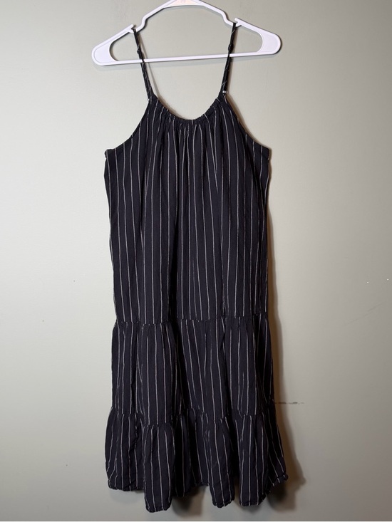 dip Dresses & Skirts - Dip Women’s Mid Length Tank Dress Adjustable Straps Size Medium Black/White